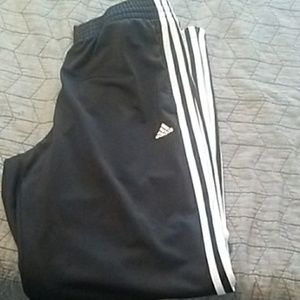 Womens Adidas 3 stripe track pants